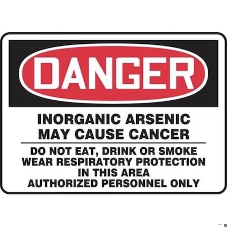 Accuform SAFETY SIGN 10 in X 14 in ALUMINUM UNIT OF MCAW146VA